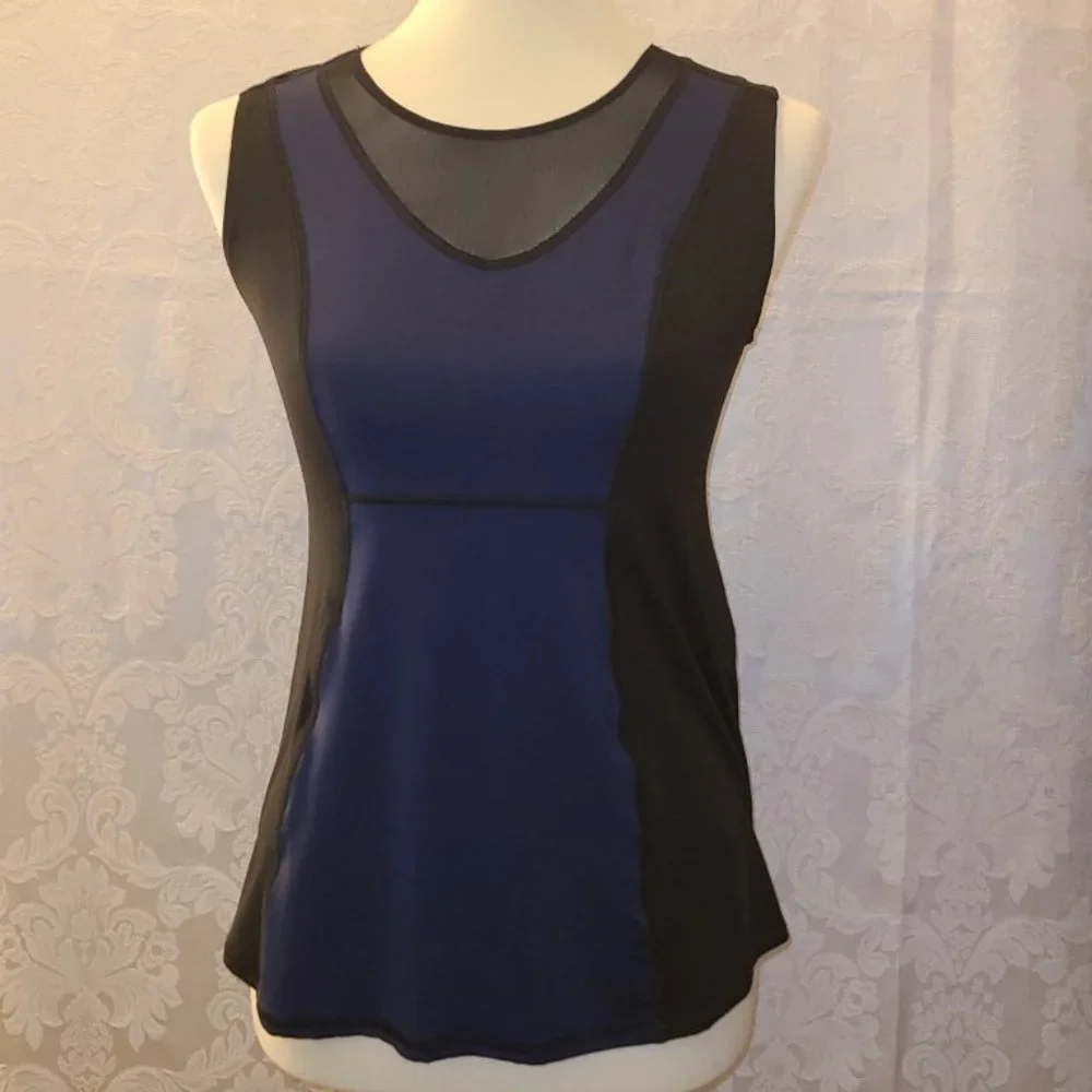 Ruby Ribbon Colorblock Tank ~ Large #1455 - Picture 3 of 11